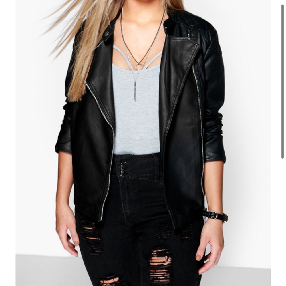 Boohoo Moto jacket NWT size 14